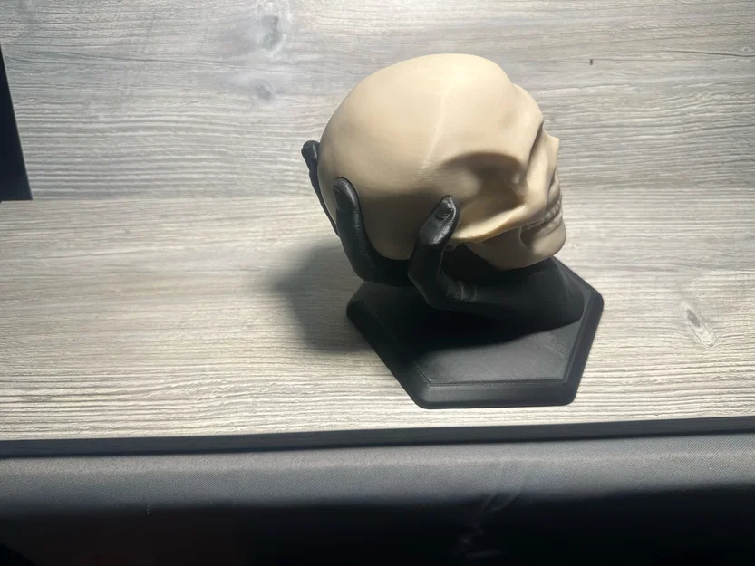 Eternal Embrace: Bộ Đôi Bàn Tay & Đầu Lâu - Image 8