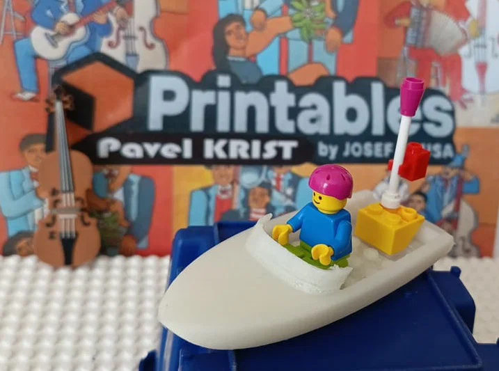 Mô hình thuyền tốc độ LEGO (LEGO Speed Boat) tự in 3D độc đáo - Image 1