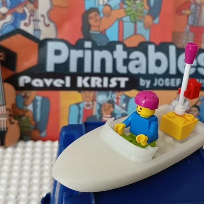 Mô hình thuyền tốc độ LEGO (LEGO Speed Boat) tự in 3D độc đáo