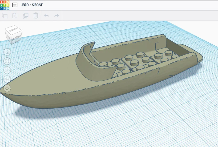 Mô hình thuyền tốc độ LEGO (LEGO Speed Boat) tự in 3D độc đáo - Image 2