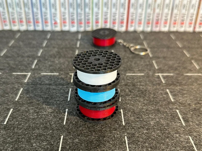 Mô hình Prusa Spool Fidget - Móc khóa cuộn dây 3D siêu cute - Image 1