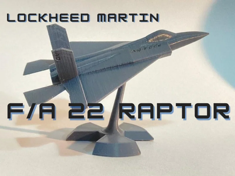 Lockheed Martin F22 Raptor kèm bệ đỡ (w stand) - Image 1