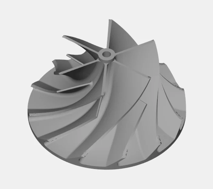 Mô hình cánh quạt ly tâm (Impeller) tối ưu cho in 3D - Image 2