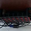 Giá đỡ quản lý dây cáp gầm bàn | Khay sắp xếp dây điện - Thumbnail 1