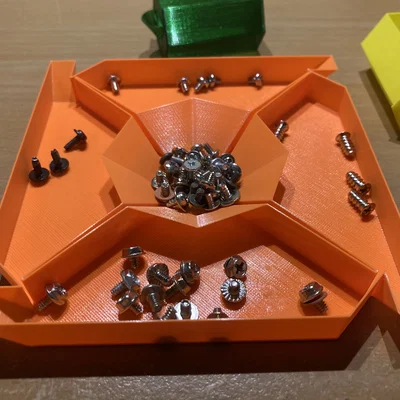 Khay Chứa Vuông v3 & v4 (Vase Mode)