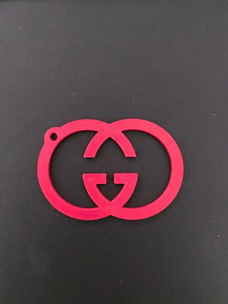 Móc khóa logo thời trang phong cách sang trọng in 3D - Image 4