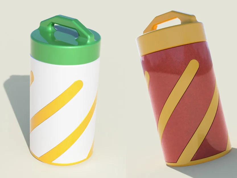 Hộp đựng mini hai màu (Dual Color Container) in 3D cực đẹp - Image 2