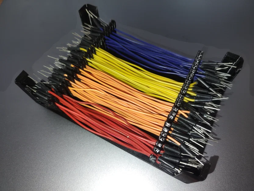 Gridfinity Dupont Cable Organiser – Khay cất dây Dupont dạng xếp chồng - Image 1