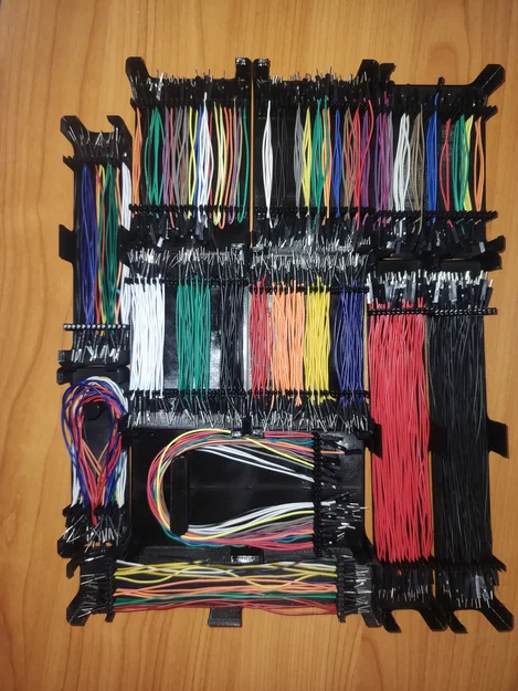 Gridfinity Dupont Cable Organiser – Khay cất dây Dupont dạng xếp chồng - Image 2
