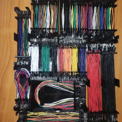 Gridfinity Dupont Cable Organiser – Khay cất dây Dupont dạng xếp chồng