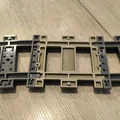 Mô hình đường ray thẳng Lego in 3D tương thích cao - Thumbnail 3