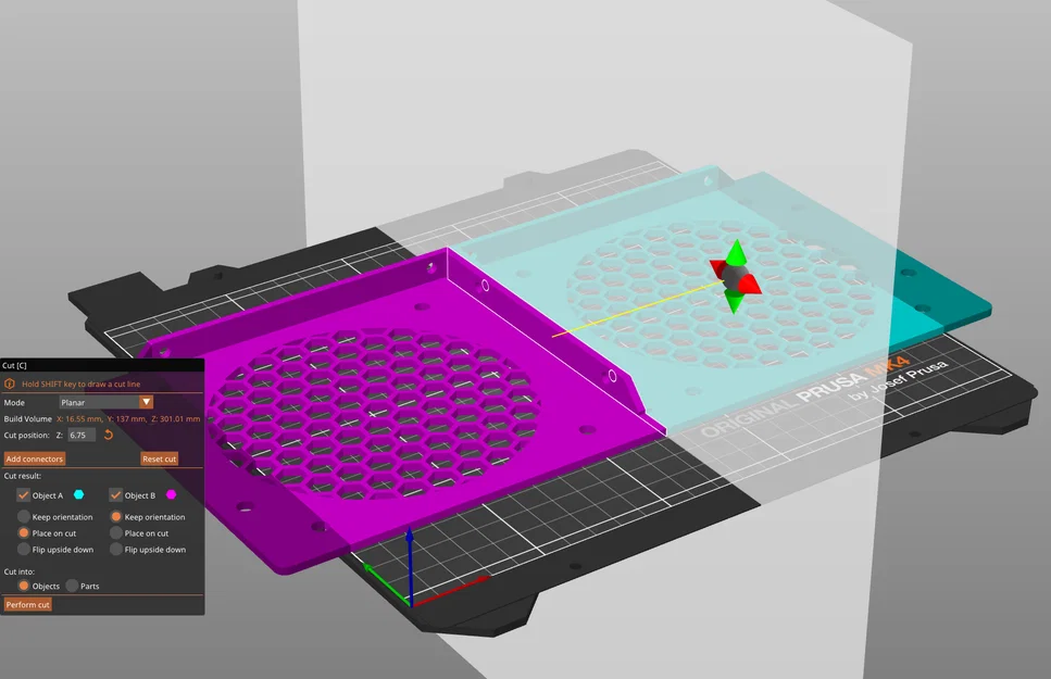 Giá treo quạt nóc (4x 120mm) cho rack server/network 19" - Image 3