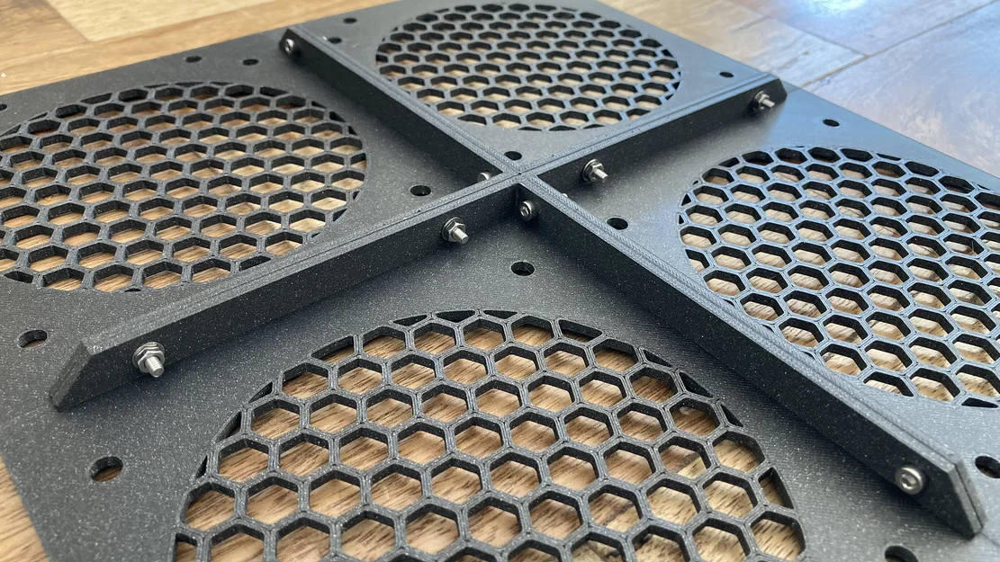 Giá treo quạt nóc (4x 120mm) cho rack server/network 19" - Image 5