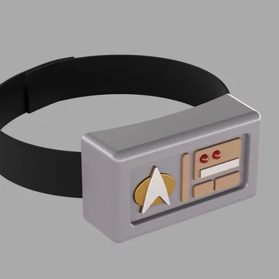 Đạo cụ đeo tay khẩn cấp Star Trek: TNG Emergency Transport Armband