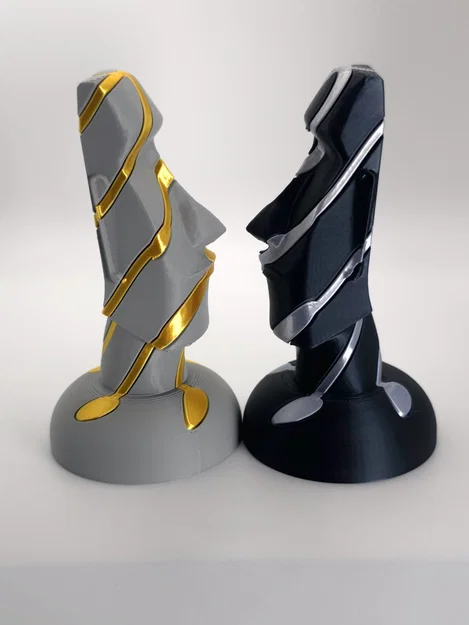 Moai Twist - Tượng Đảo Phục Sinh thiết kế xoắn 3D độc đáo - Image 1