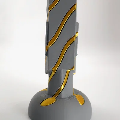 Moai Twist - Tượng Đảo Phục Sinh thiết kế xoắn 3D độc đáo