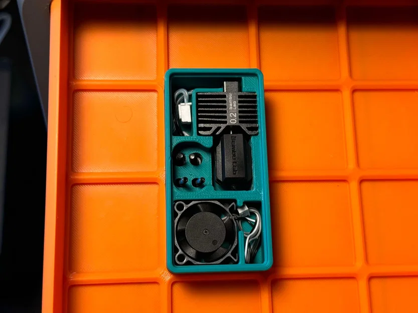 Hộp Gridfinity cho cụm Hotend Bambulab X1/X1C - Image 3