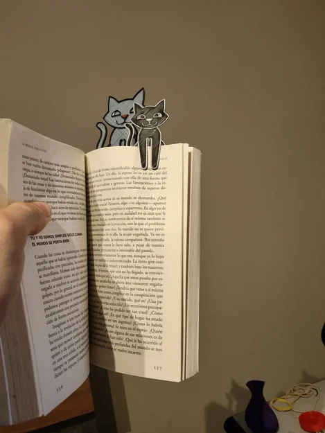 Kẹp sách hình chú mèo (Cat Bookmark) in 3D độc đáo - Image 4