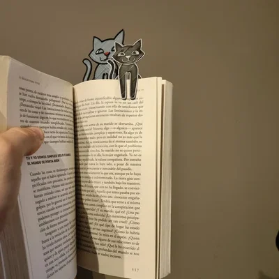 Kẹp sách hình chú mèo (Cat Bookmark) in 3D độc đáo