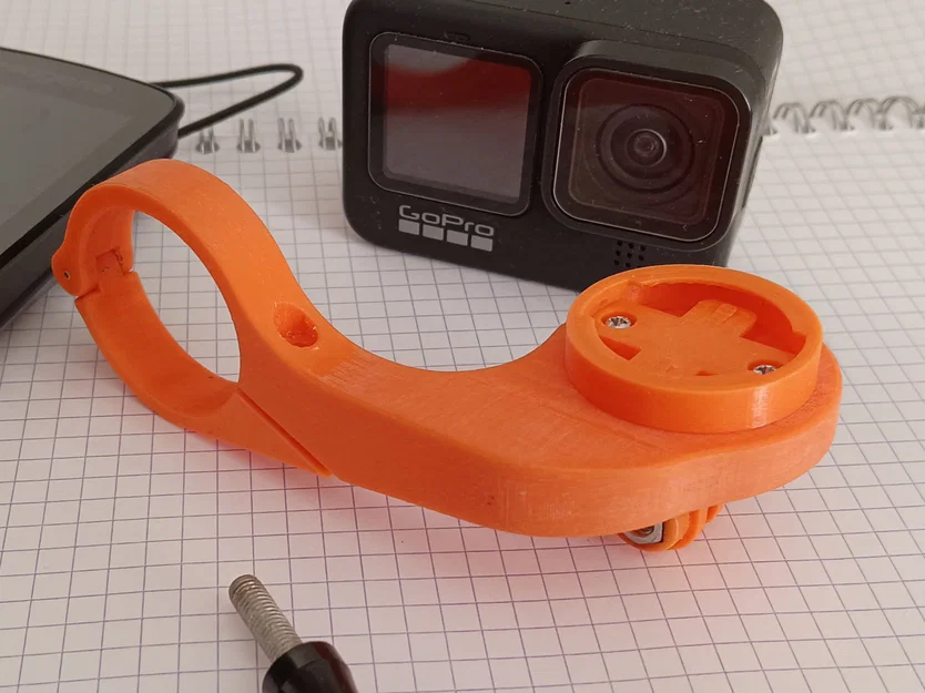 Ngàm gắn máy tính xe đạp và GoPro - Image 1