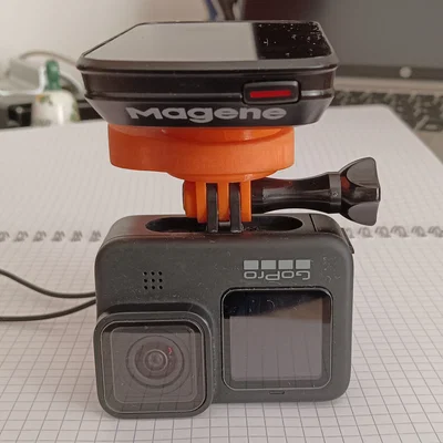 Ngàm gắn máy tính xe đạp và GoPro