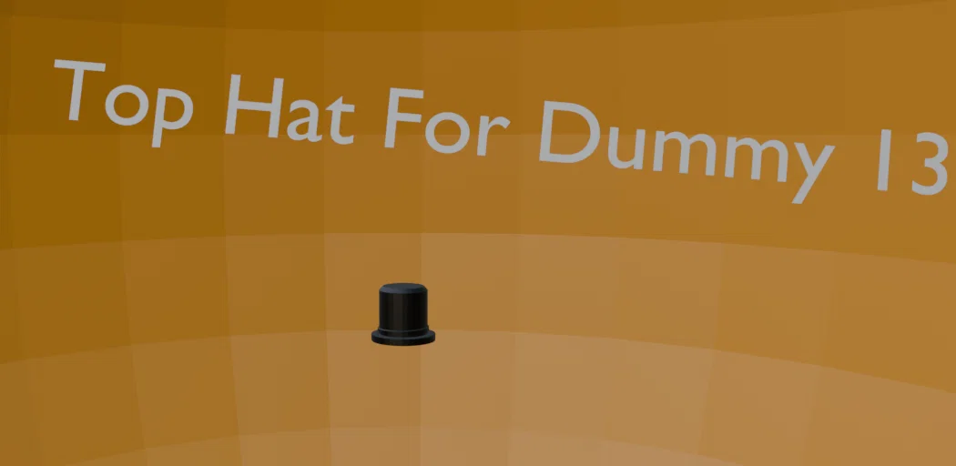 Mũ chóp (Top Hat) tinh tế dành cho mô hình Dummy 13 - Image 1