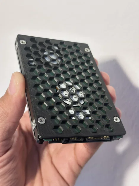 Nắp bảo vệ ổ cứng HDD 2.5 inch thiết kế tổ ong in 3D - Image 1