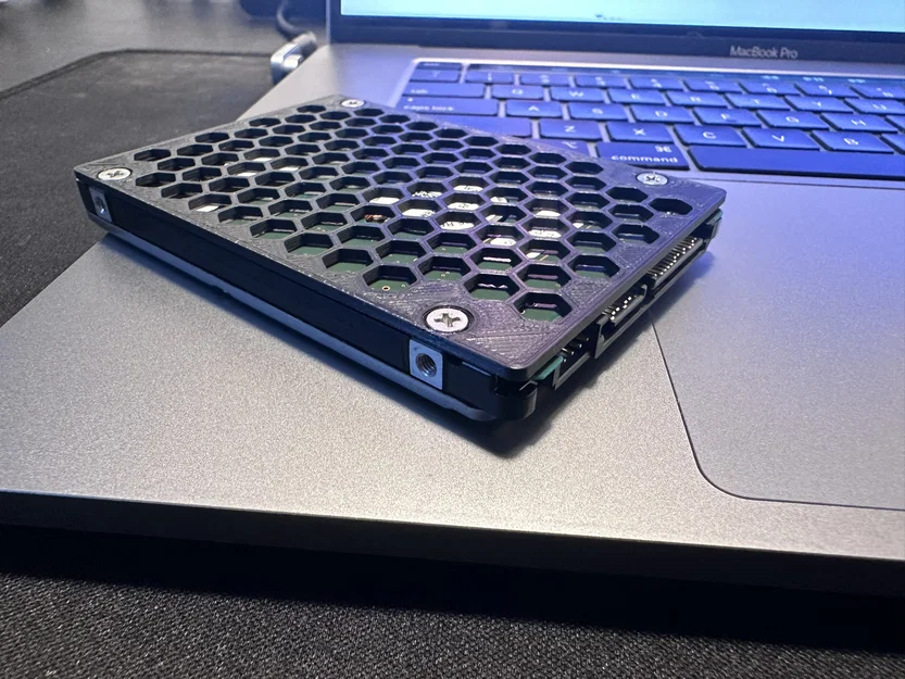 Nắp bảo vệ ổ cứng HDD 2.5 inch thiết kế tổ ong in 3D - Image 2