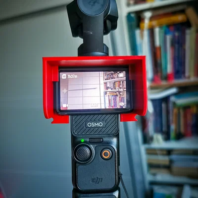 Loa che nắng màn hình DJI Osmo Pocket 3 in 3D cực tiện lợi