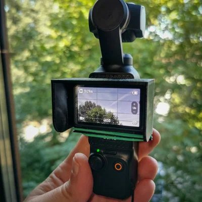 Loa che nắng màn hình DJI Osmo Pocket 3 in 3D cực tiện lợi