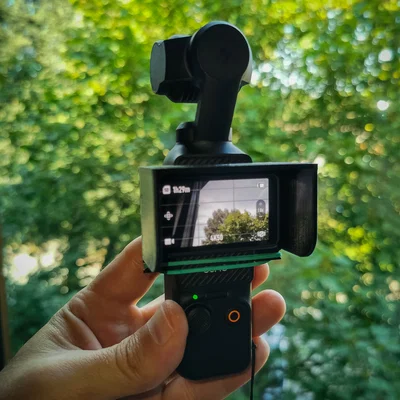 Loa che nắng màn hình DJI Osmo Pocket 3 in 3D cực tiện lợi