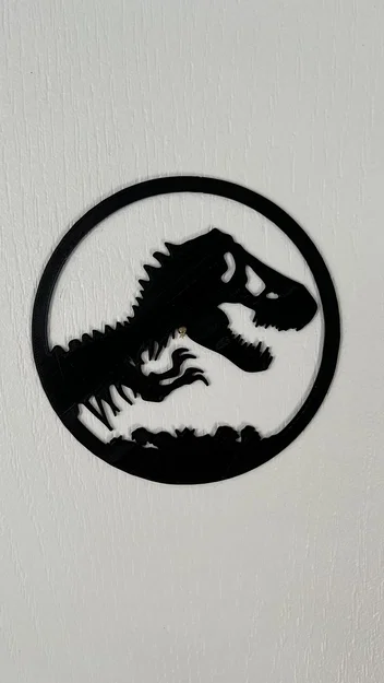 Tranh treo tường Logo Jurassic Park (Wall Art) - Image 1