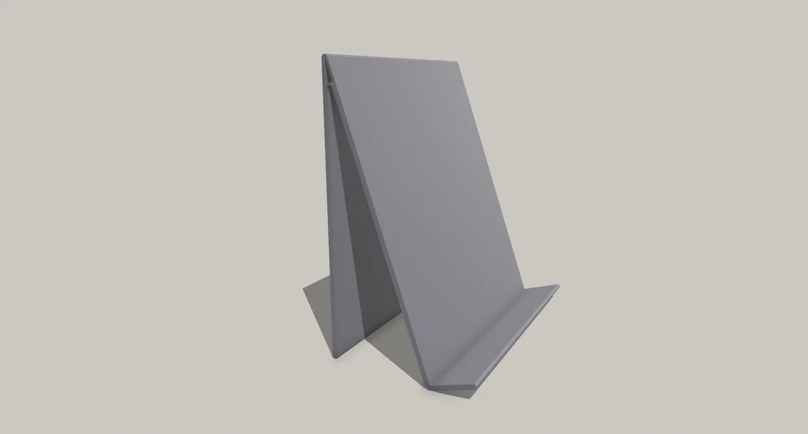 Kệ để sách, máy tính bảng để bàn - Mẫu in 3D tối giản - Image 1