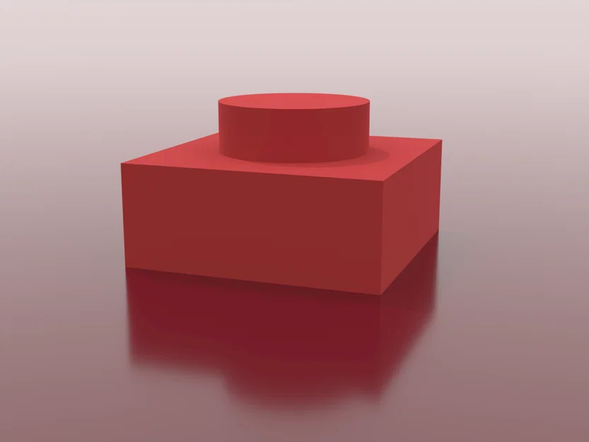 Mô hình LEGO Plate 1x1: Tự in linh kiện lắp ráp chất lượng cao - Image 1