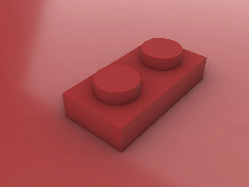 Mô hình in 3D LEGO Plate 1x2 - Tương thích chuẩn và dễ dàng lắp ráp - Image 2