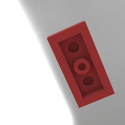 Mô hình in 3D LEGO Plate 1x2 - Tương thích chuẩn và dễ dàng lắp ráp