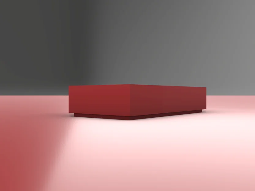 Mô hình 3D gạch phẳng LEGO Flat Tile 1x2 dùng cho in 3D - Image 1