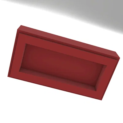 Mô hình 3D gạch phẳng LEGO Flat Tile 1x2 dùng cho in 3D