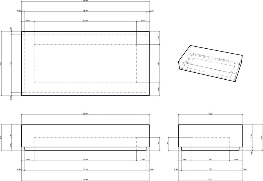 Mô hình 3D gạch phẳng LEGO Flat Tile 1x2 dùng cho in 3D - Image 4