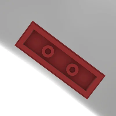 Tấm Lót Phẳng LEGO Tile 1X3 - File In 3D Chất Lượng Cao