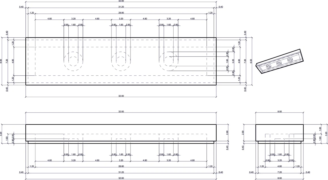 Mô hình gạch phẳng LEGO 1x4 (LEGO Flat Tile 1x4) chất lượng cao - Image 4