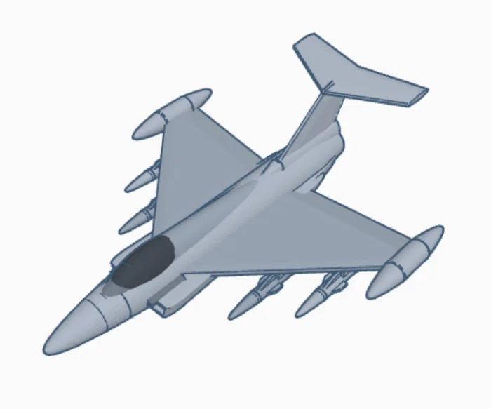 Fighter Jet đa nhiệm/đánh chặn – máy bay quân sự tabletop, để bàn (cool model) - Image 2