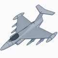 Fighter Jet đa nhiệm/đánh chặn – máy bay quân sự tabletop, để bàn (cool model) - Thumbnail 2