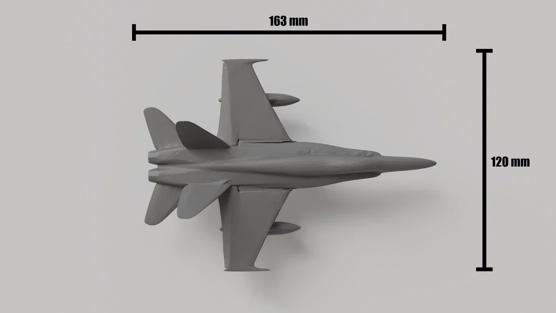 Mô hình lắp ráp máy bay chiến đấu F18 Kitcard in 3D cực dễ - Image 2