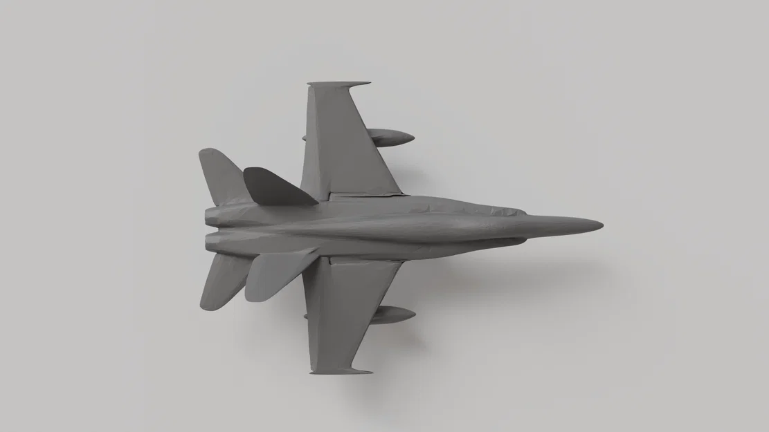 Mô hình lắp ráp máy bay chiến đấu F18 Kitcard in 3D cực dễ - Image 6