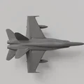 Mô hình lắp ráp máy bay chiến đấu F18 Kitcard in 3D cực dễ - Thumbnail 6