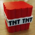 Hộp đựng TNT Minecraft - Mô hình lắp ghép đa năng OpenSCAD - Thumbnail 1