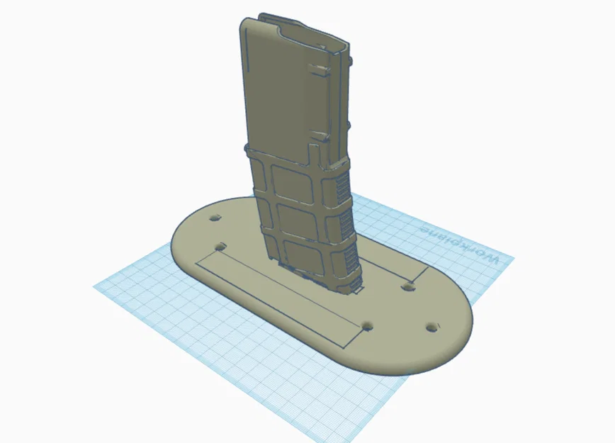 Giá đỡ súng AR-15 in 3D tối giản - Phụ kiện trưng bày chuyên nghiệp - Image 1
