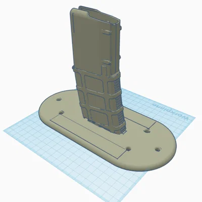 Giá đỡ súng AR-15 in 3D tối giản - Phụ kiện trưng bày chuyên nghiệp