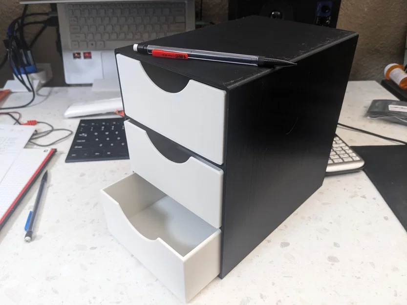 Tủ ngăn kéo để bàn 3D (Nicknack Desk Drawer) - Giải pháp lưu trữ thông minh - Image 1